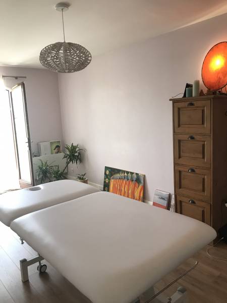 Mon cabinet d'ostéopathie et somatopathie, méthode Poyet sur La Londe Les Maures, proche de Toulon, La Garde, La Crau dans le Var